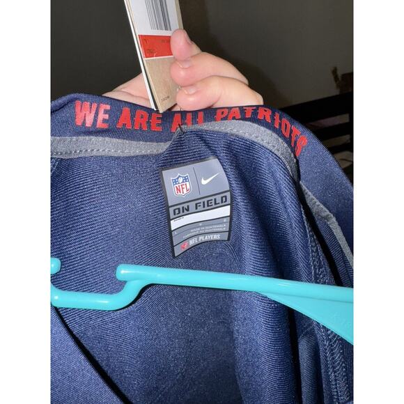 Nike On Field NFL Mac Jones New England Patriots Jersey Blue Women’s Size Large - Picture 7 of 7